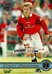 Sticker David Beckham - Premier Gold 1997-1998 n. 109 - Merlin