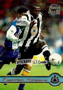 Sticker Faustino Asprilla - Premier Gold 1997-1998 n. 112 - Merlin