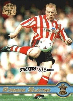Sticker Robbie Slater - Premier Gold 1997-1998 n. 131 - Merlin