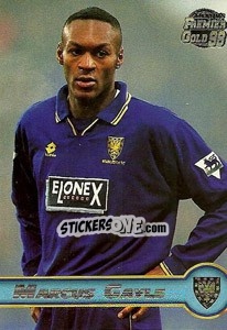 Figurina Marcus Gayle - Premier Gold 1997-1998 n. 147 - Merlin
