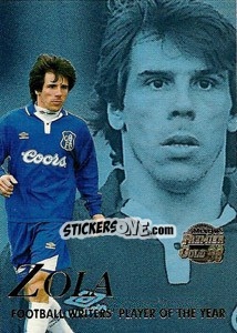 Sticker Gianfranco Zola - Premier Gold 1997-1998 - Merlin