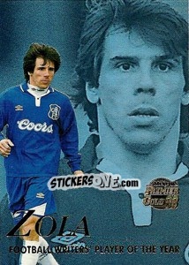 Sticker Gianfranco Zola - Premier Gold 1997-1998 n. G3 - Merlin