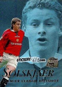 Sticker Ole Gunnar Solskjaer - Premier Gold 1997-1998 n. H4 - Merlin
