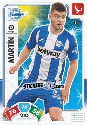 Cromo Martín - Liga Santander 2019-2020. Adrenalyn XL - Panini