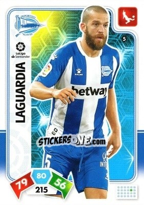 Sticker Laguardia - Liga Santander 2019-2020. Adrenalyn XL n. 5 - Panini