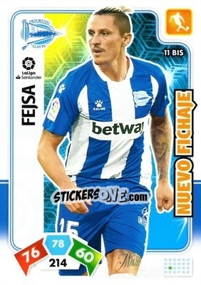 Sticker Fejsa - Liga Santander 2019-2020. Adrenalyn XL n. 11bis - Panini