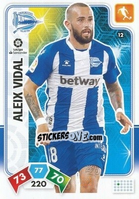 Figurina Aleix Vidal - Liga Santander 2019-2020. Adrenalyn XL - Panini