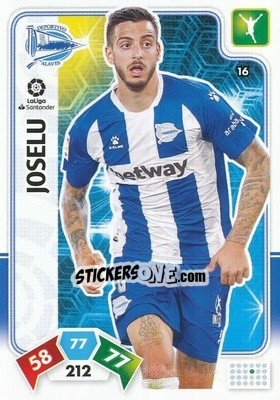 Cromo Joselu - Liga Santander 2019-2020. Adrenalyn XL - Panini