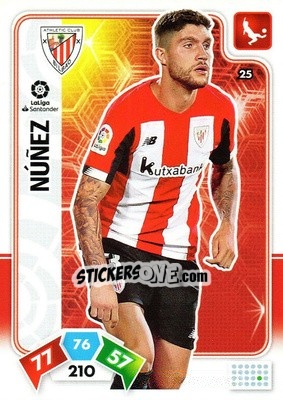 Figurina Núñez - Liga Santander 2019-2020. Adrenalyn XL - Panini