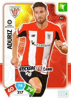 Sticker Aduriz - Liga Santander 2019-2020. Adrenalyn XL n. 34 - Panini