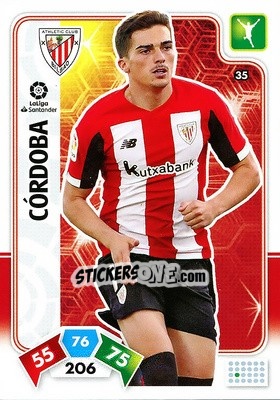 Figurina Córdoba - Liga Santander 2019-2020. Adrenalyn XL n. 35 - Panini