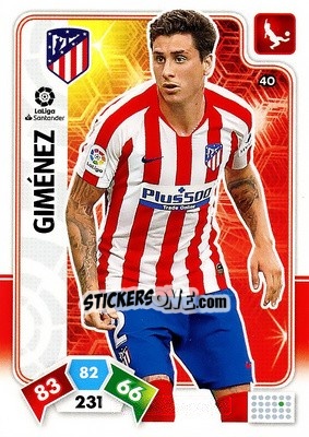 Sticker José Giménez - Liga Santander 2019-2020. Adrenalyn XL n. 40 - Panini