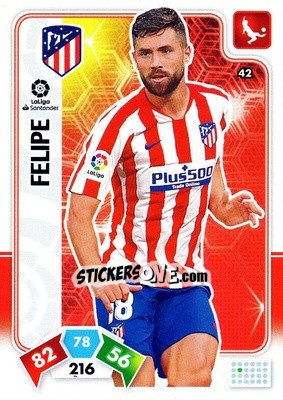 Sticker Felipe - Liga Santander 2019-2020. Adrenalyn XL n. 42 - Panini