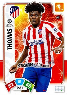 Cromo Thomas - Liga Santander 2019-2020. Adrenalyn XL n. 45 - Panini