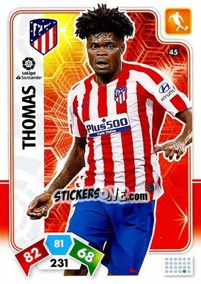 Cromo Thomas - Liga Santander 2019-2020. Adrenalyn XL - Panini