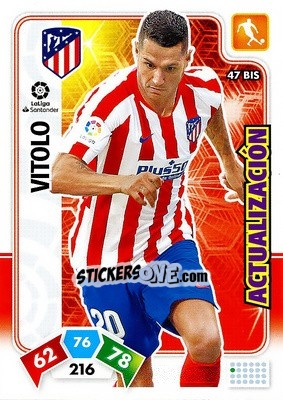 Sticker Vitolo - Liga Santander 2019-2020. Adrenalyn XL n. 47bis - Panini