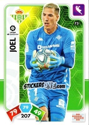 Cromo Joel - Liga Santander 2019-2020. Adrenalyn XL - Panini