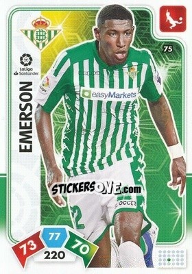 Sticker Emerson - Liga Santander 2019-2020. Adrenalyn XL n. 75 - Panini