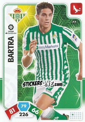 Sticker Bartra - Liga Santander 2019-2020. Adrenalyn XL n. 77 - Panini