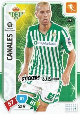 Sticker Canales - Liga Santander 2019-2020. Adrenalyn XL - Panini
