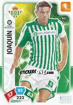 Sticker Joaquín - Liga Santander 2019-2020. Adrenalyn XL n. 83 - Panini