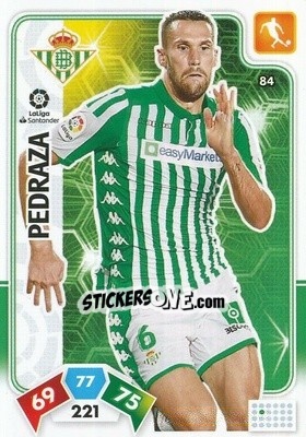 Cromo Pedraza - Liga Santander 2019-2020. Adrenalyn XL - Panini