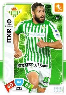 Figurina Fekir - Liga Santander 2019-2020. Adrenalyn XL - Panini