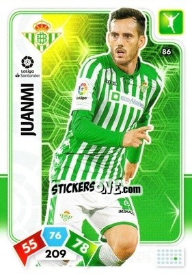 Sticker Juanmi - Liga Santander 2019-2020. Adrenalyn XL n. 86 - Panini