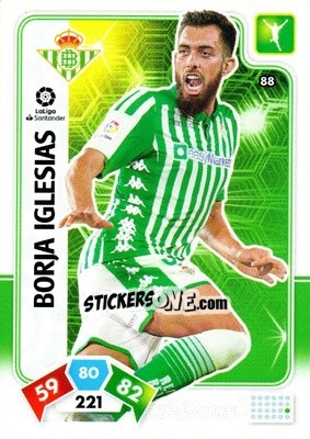 Sticker Borja Iglesias - Liga Santander 2019-2020. Adrenalyn XL n. 88 - Panini