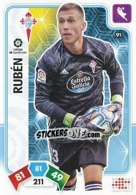 Sticker Rubén - Liga Santander 2019-2020. Adrenalyn XL - Panini