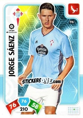 Sticker Jorge Sáenz - Liga Santander 2019-2020. Adrenalyn XL n. 96 - Panini