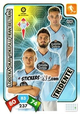 Cromo Lobotka / Okay Yukuslu / Fran Beltrán - Liga Santander 2019-2020. Adrenalyn XL - Panini