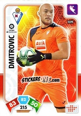 Sticker Dmitrovic - Liga Santander 2019-2020. Adrenalyn XL - Panini