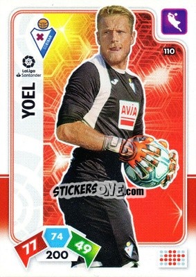 Sticker Yoel - Liga Santander 2019-2020. Adrenalyn XL n. 110 - Panini