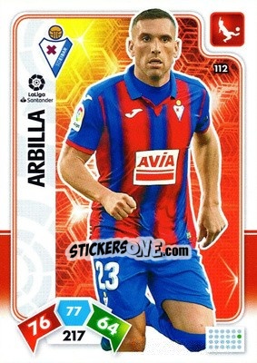 Sticker Arbilla - Liga Santander 2019-2020. Adrenalyn XL n. 112 - Panini