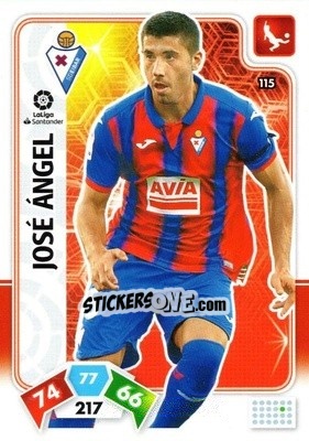 Sticker José Ángel - Liga Santander 2019-2020. Adrenalyn XL n. 115 - Panini