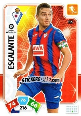 Sticker Escalante - Liga Santander 2019-2020. Adrenalyn XL n. 116 - Panini