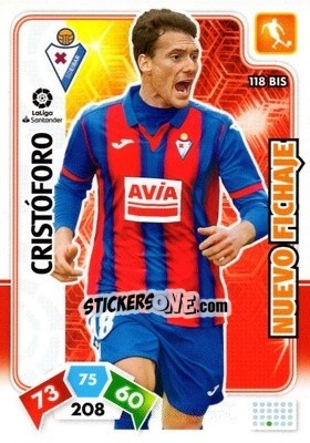 Sticker Cristóforo - Liga Santander 2019-2020. Adrenalyn XL n. 118bis - Panini