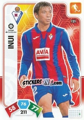 Sticker Inui - Liga Santander 2019-2020. Adrenalyn XL n. 121 - Panini