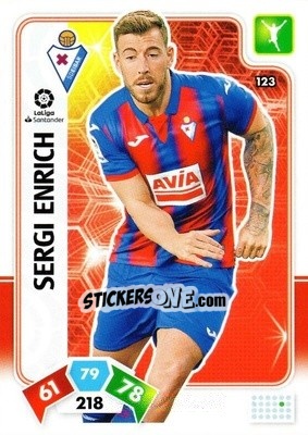 Sticker Sergi Enrich - Liga Santander 2019-2020. Adrenalyn XL n. 123 - Panini