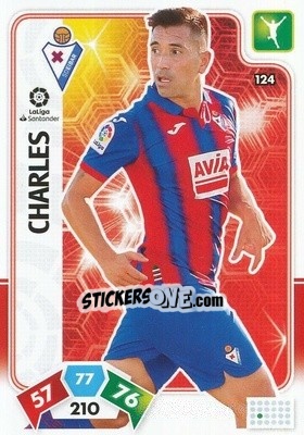 Sticker Charles - Liga Santander 2019-2020. Adrenalyn XL n. 124 - Panini
