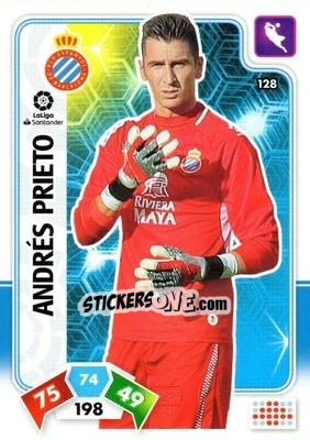 Sticker Andrés Prieto - Liga Santander 2019-2020. Adrenalyn XL n. 128 - Panini