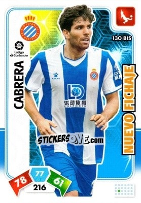 Sticker Cabrera - Liga Santander 2019-2020. Adrenalyn XL n. 130bis - Panini