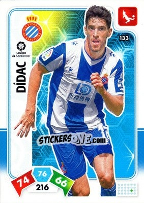 Sticker Dídac - Liga Santander 2019-2020. Adrenalyn XL n. 133 - Panini
