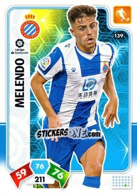 Figurina Melendo - Liga Santander 2019-2020. Adrenalyn XL - Panini