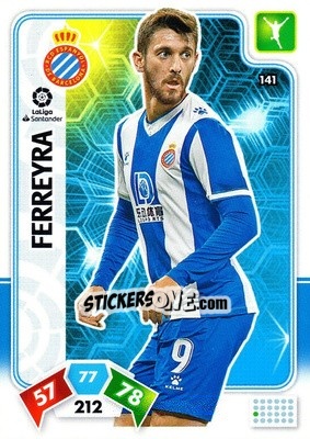 Sticker Ferreyra - Liga Santander 2019-2020. Adrenalyn XL n. 141 - Panini