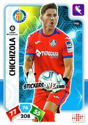 Sticker Chichizola - Liga Santander 2019-2020. Adrenalyn XL n. 146 - Panini