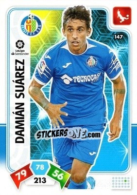 Sticker Damián Suárez - Liga Santander 2019-2020. Adrenalyn XL n. 147 - Panini