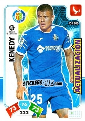 Sticker Kenedy - Liga Santander 2019-2020. Adrenalyn XL n. 151bis - Panini