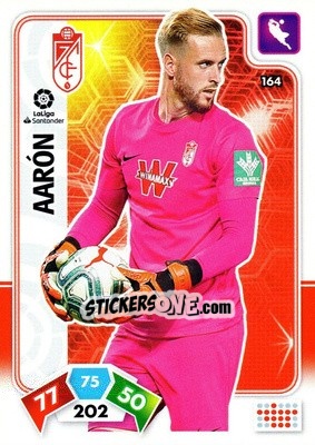 Cromo Aarón - Liga Santander 2019-2020. Adrenalyn XL - Panini